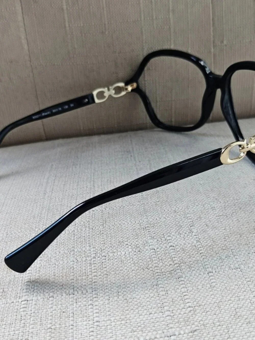 Coach Women Eyeglasses Frame Black Big Face Eyewear HC8145 L948 Glasses Frame